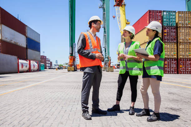 Webster Logistics operations team at freight yard